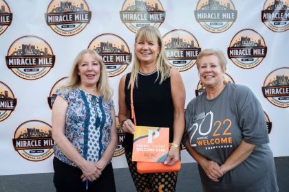 First Lady Jean Callahan with fellow Miracle Mile Improvement District members 